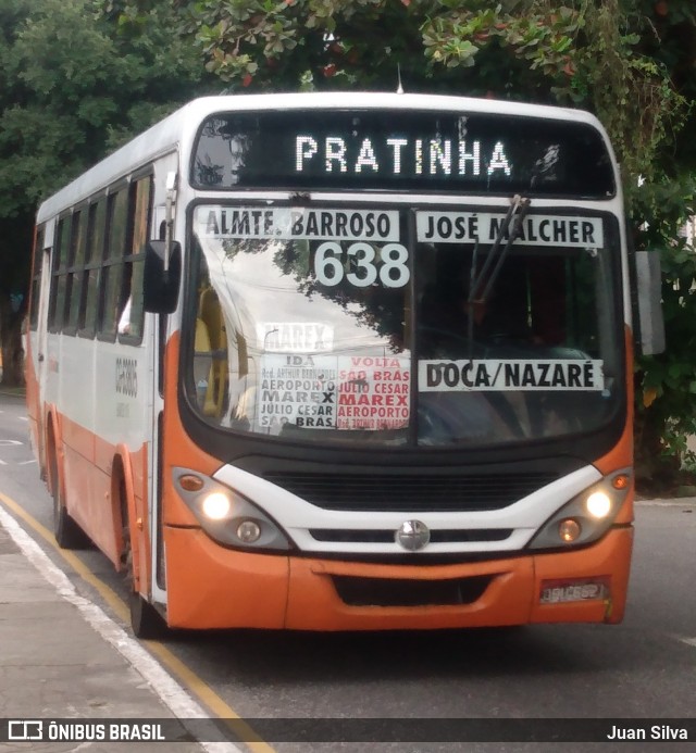 Transcol CG-63805 na cidade de Belém, Pará, Brasil, por Juan Silva. ID da foto: 12061223.