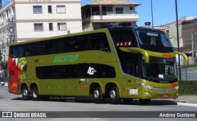 Eucatur - Empresa União Cascavel de Transportes e Turismo 5315 na cidade de Balneário Camboriú, Santa Catarina, Brasil, por Andrey Gustavo. ID da foto: 12063079.