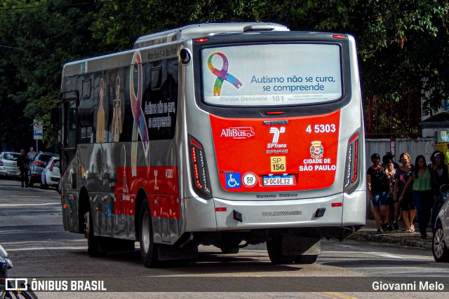 Allibus Transportes 4 5303 na cidade de São Paulo, São Paulo, Brasil, por Giovanni Melo. ID da foto: 12061237.
