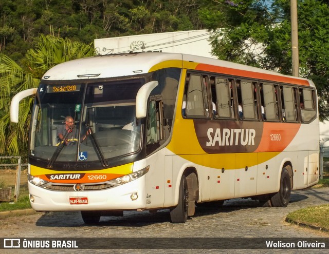 Saritur - Santa Rita Transporte Urbano e Rodoviário 12660 na cidade de Juiz de Fora, Minas Gerais, Brasil, por Welison Oliveira. ID da foto: 12062690.