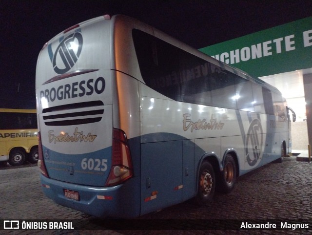 Auto Viação Progresso 6025 na cidade de Salgueiro, Pernambuco, Brasil, por Alexandre  Magnus. ID da foto: 12060948.