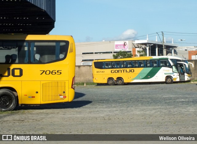 Empresa Gontijo de Transportes 7065 na cidade de Juiz de Fora, Minas Gerais, Brasil, por Welison Oliveira. ID da foto: 12062810.