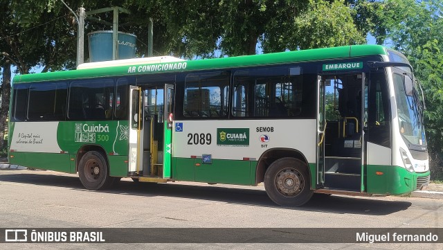 Rápido Cuiabá Transporte Urbano 2089 na cidade de Cuiabá, Mato Grosso, Brasil, por Miguel fernando. ID da foto: 12061220.