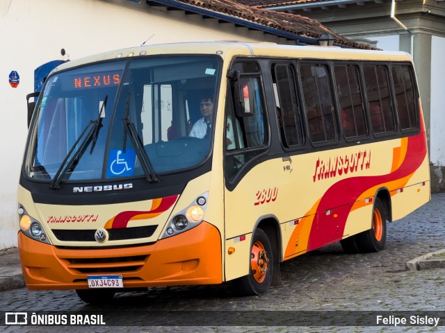 Transcotta Turismo 2800 na cidade de Ouro Preto, Minas Gerais, Brasil, por Felipe Sisley. ID da foto: 12062575.