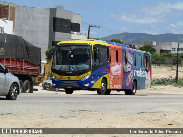 Coletivo Transportes 111 na cidade de Agrestina, Pernambuco, Brasil, por Lenilson da Silva Pessoa. ID da foto: 12063191.