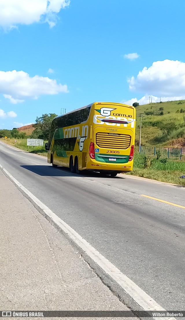 Empresa Gontijo de Transportes 23005 na cidade de Governador Valadares, Minas Gerais, Brasil, por Wilton Roberto. ID da foto: 12062854.