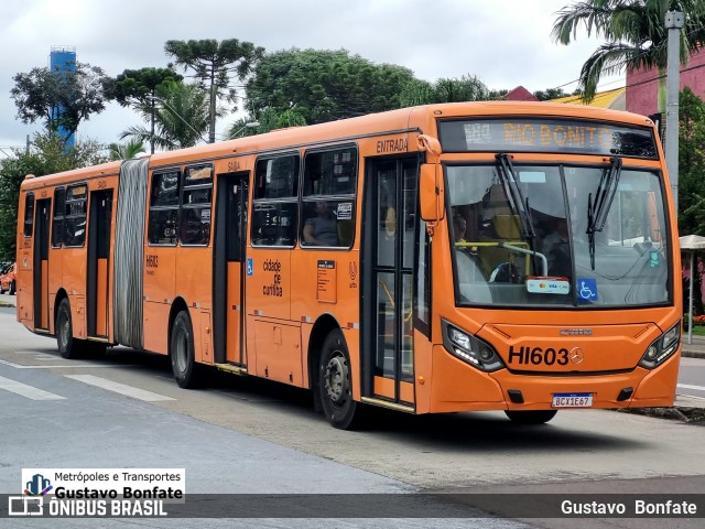 Auto Viação Redentor HI603 na cidade de Curitiba, Paraná, Brasil, por Gustavo  Bonfate. ID da foto: 12062545.