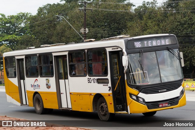 Belém Rio Transportes BD-101 na cidade de Belém, Pará, Brasil, por Joao Honorio. ID da foto: 12062428.