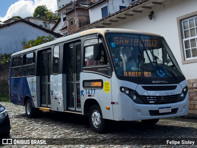 Turin Transportes 1477 na cidade de Ouro Preto, Minas Gerais, Brasil, por Felipe Sisley. ID da foto: 12062186.