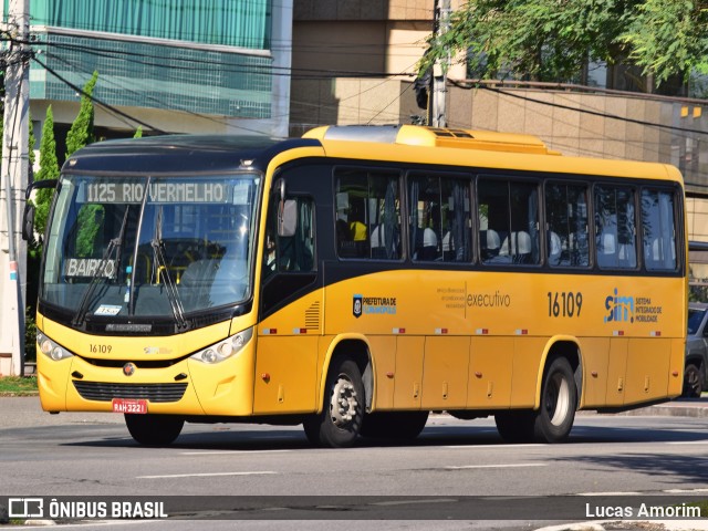 Canasvieiras Transportes 16109 na cidade de Florianópolis, Santa Catarina, Brasil, por Lucas Amorim. ID da foto: 12063061.