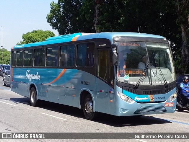 Auto Ônibus Fagundes RJ 101.253 na cidade de Rio de Janeiro, Rio de Janeiro, Brasil, por Guilherme Pereira Costa. ID da foto: 12062629.
