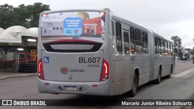 Transporte Coletivo Glória BL607 na cidade de Curitiba, Paraná, Brasil, por Marcelo Junior Ribeiro Schuartz. ID da foto: 12060987.