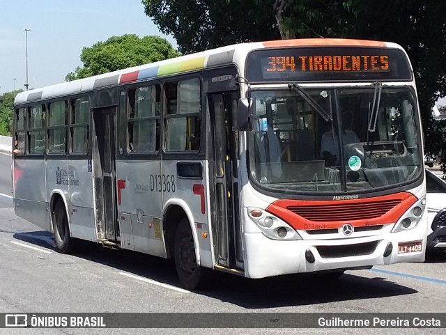 Transportes Barra D13368 na cidade de Rio de Janeiro, Rio de Janeiro, Brasil, por Guilherme Pereira Costa. ID da foto: 12062762.