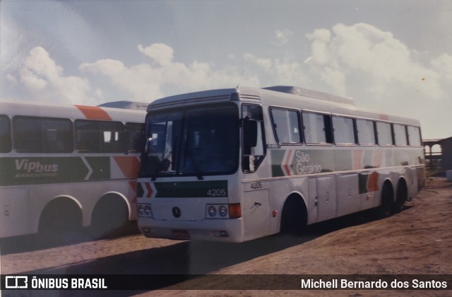 Cia. São Geraldo de Viação 4205 na cidade de Feira de Santana, Bahia, Brasil, por Michell Bernardo dos Santos. ID da foto: 12062044.