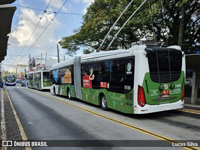 Next Mobilidade - ABC Sistema de Transporte 8180 na cidade de Diadema, São Paulo, Brasil, por Lucas Silva. ID da foto: 12060981.