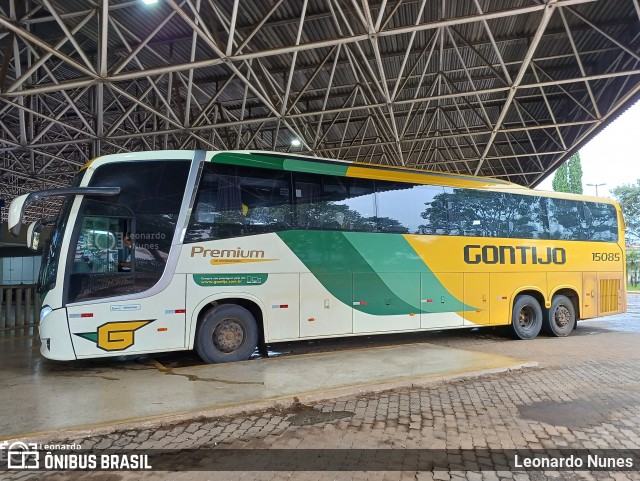 Empresa Gontijo de Transportes 15085 na cidade de Patos de Minas, Minas Gerais, Brasil, por Leonardo Nunes. ID da foto: 12061653.