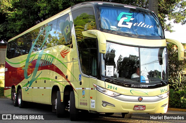 Geltur Turismo 2014 na cidade de Itaúna, Minas Gerais, Brasil, por Hariel Bernades. ID da foto: 12061548.