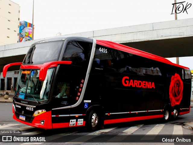 Expresso Gardenia 4455 na cidade de Belo Horizonte, Minas Gerais, Brasil, por César Ônibus. ID da foto: 12062646.