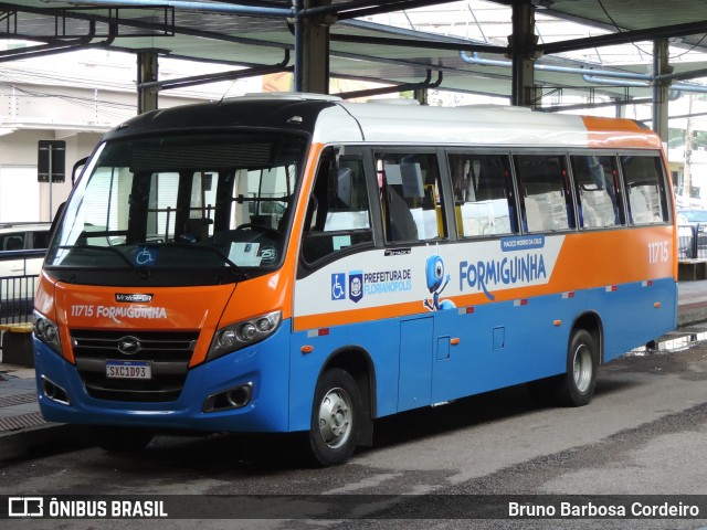 Canasvieiras Transportes 11715 na cidade de Florianópolis, Santa Catarina, Brasil, por Bruno Barbosa Cordeiro. ID da foto: 12061774.