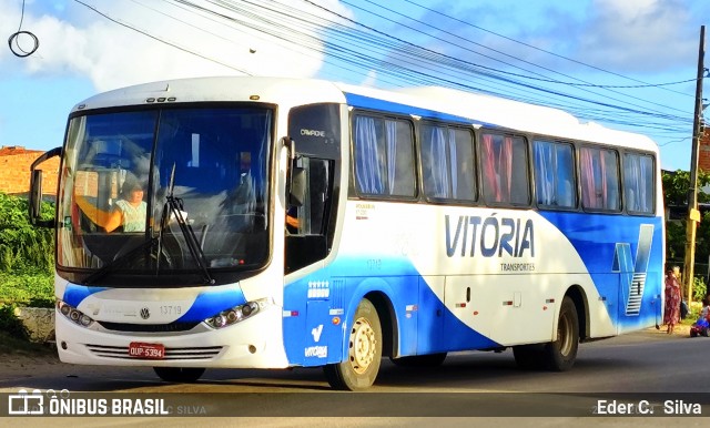 Vitória Transportes 13719 na cidade de Aracaju, Sergipe, Brasil, por Eder C.  Silva. ID da foto: 12062502.