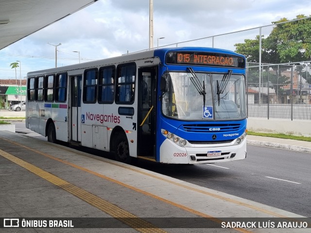Consórcio Navegantes - 02 > Viação São Jorge > Transurb Transporte Urbano 02026 na cidade de João Pessoa, Paraíba, Brasil, por SADRACK LUÍS ARAUJO. ID da foto: 12061410.