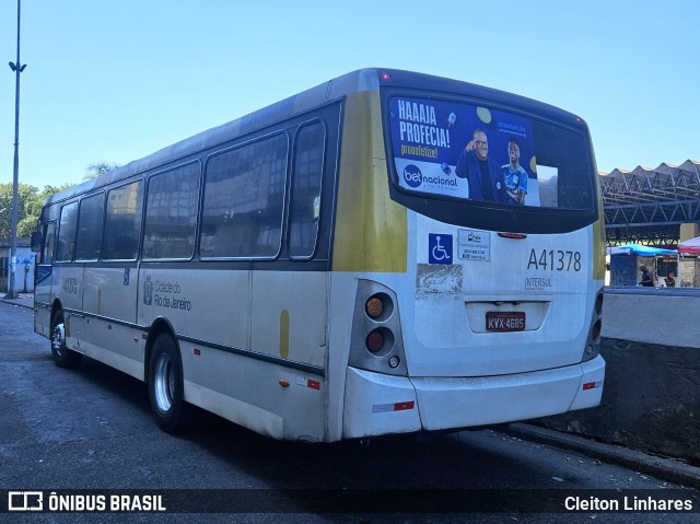 Real Auto Ônibus A41378 na cidade de Rio de Janeiro, Rio de Janeiro, Brasil, por Cleiton Linhares. ID da foto: 12061091.