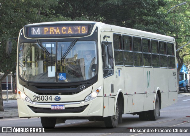 Viação do Sul 26034 na cidade de Curitiba, Paraná, Brasil, por Alessandro Fracaro Chibior. ID da foto: 12061633.