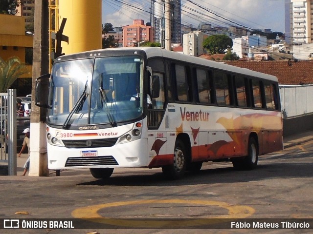 Venetur Turismo 3980 na cidade de Três Corações, Minas Gerais, Brasil, por Fábio Mateus Tibúrcio. ID da foto: 12061622.