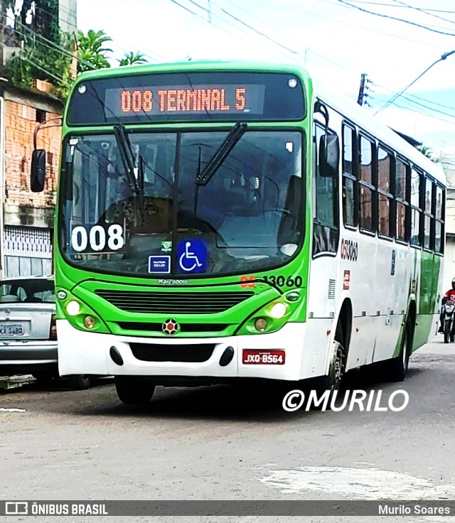 Via Verde Transportes Coletivos 0513060 na cidade de Manaus, Amazonas, Brasil, por Murilo Soares. ID da foto: 12061474.