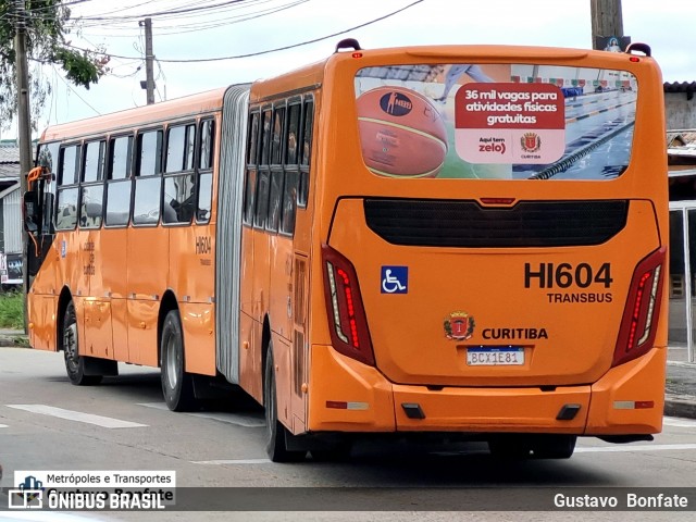 Auto Viação Redentor HI604 na cidade de Curitiba, Paraná, Brasil, por Gustavo  Bonfate. ID da foto: 12062581.