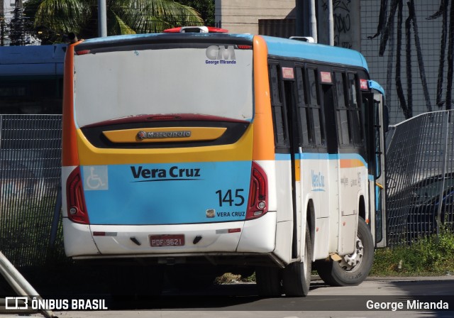 Expresso Vera Cruz 145 na cidade de Recife, Pernambuco, Brasil, por George Miranda. ID da foto: 12062766.