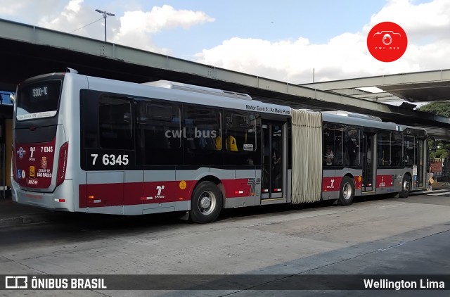Viação Gatusa Transportes Urbanos 7 6345 na cidade de São Paulo, São Paulo, Brasil, por Wellington Lima. ID da foto: 12061621.