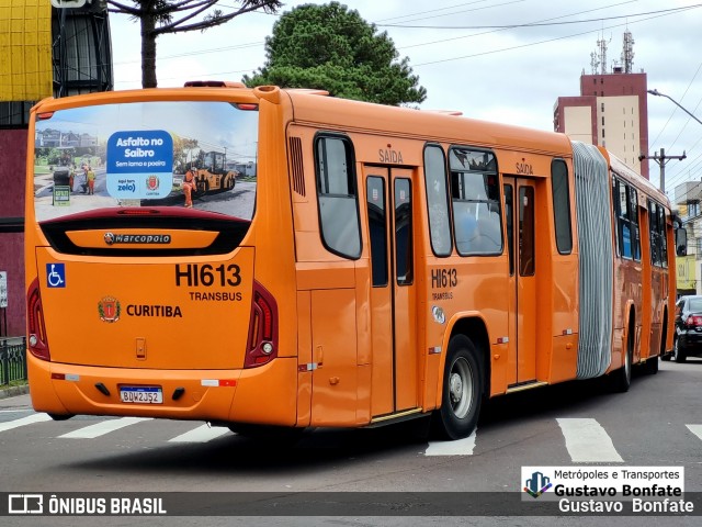 Auto Viação Redentor HI613 na cidade de Curitiba, Paraná, Brasil, por Gustavo  Bonfate. ID da foto: 12062406.