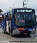 BR Mobilidade Baixada Santista 7929 na cidade de Santos, São Paulo, Brasil, por Giuseppe Thiago Russodivito. ID da foto: :id.
