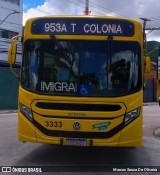 Auto Ônibus Três Irmãos 3333 na cidade de Jundiaí, São Paulo, Brasil, por Marcos Souza De Oliveira. ID da foto: :id.