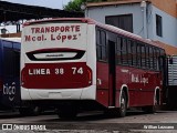 Transportes Mariscal Lopez 74 na cidade de Asunción, Paraguai, por Willian Lezcano. ID da foto: :id.