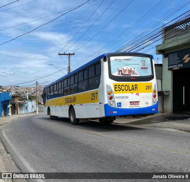 Auto Ônibus Moratense 297 na cidade de Francisco Morato, São Paulo, Brasil, por Jonata Oliveira ll. ID da foto: 12063848.