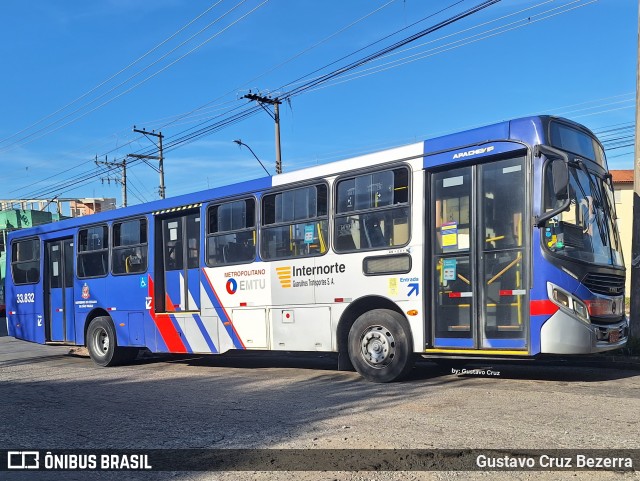 Guarulhos Transportes 33.832 na cidade de Guarulhos, São Paulo, Brasil, por Gustavo Cruz Bezerra. ID da foto: 12064855.