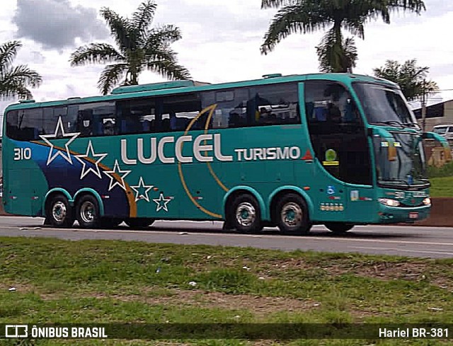 Luccel Transporte e Turismo 310 na cidade de Betim, Minas Gerais, Brasil, por Hariel BR-381. ID da foto: 12064068.