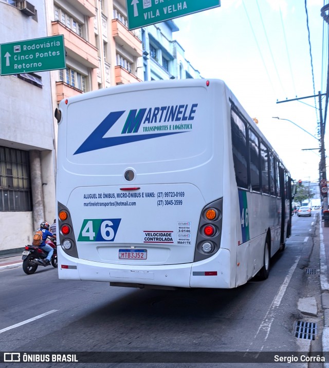 Martinele Transportes 46 na cidade de Vitória, Espírito Santo, Brasil, por Sergio Corrêa. ID da foto: 12063840.