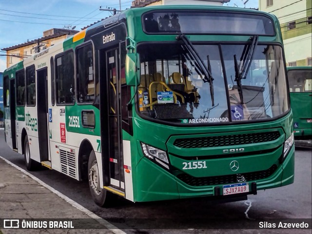 OT Trans - Ótima Salvador Transportes 21551 na cidade de Salvador, Bahia, Brasil, por Silas Azevedo. ID da foto: 12063939.