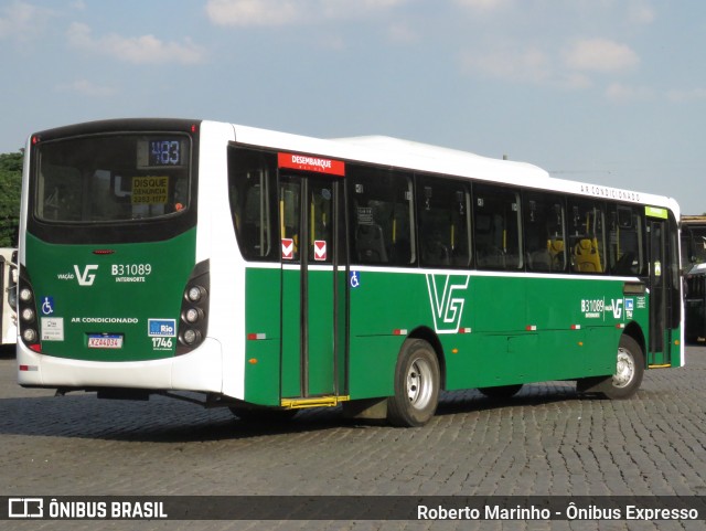 Viação VG B31089 na cidade de Rio de Janeiro, Rio de Janeiro, Brasil, por Roberto Marinho - Ônibus Expresso. ID da foto: 12065683.