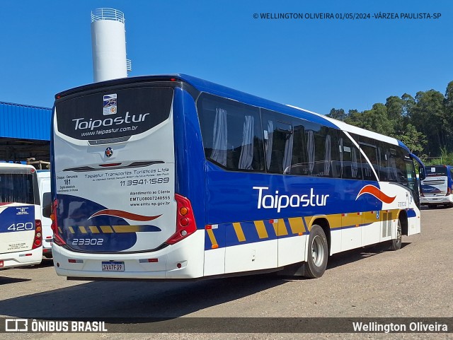 Taipastur Transportes Turísticos 23302 na cidade de Várzea Paulista, São Paulo, Brasil, por Wellington Oliveira. ID da foto: 12065136.