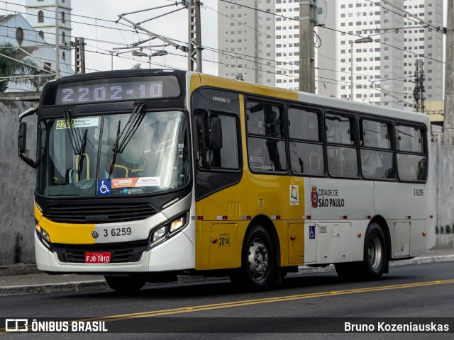 Transunião Transportes 3 6259 na cidade de São Paulo, São Paulo, Brasil, por Bruno Kozeniauskas. ID da foto: 12064954.
