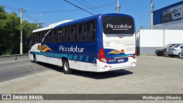 Piccolotur Transportes Turísticos 13104 na cidade de Várzea Paulista, São Paulo, Brasil, por Wellington Oliveira. ID da foto: 12065169.