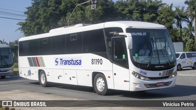 Transtusa - Transporte e Turismo Santo Antônio 81190 na cidade de Joinville, Santa Catarina, Brasil, por Vinicius Petris. ID da foto: 12065000.