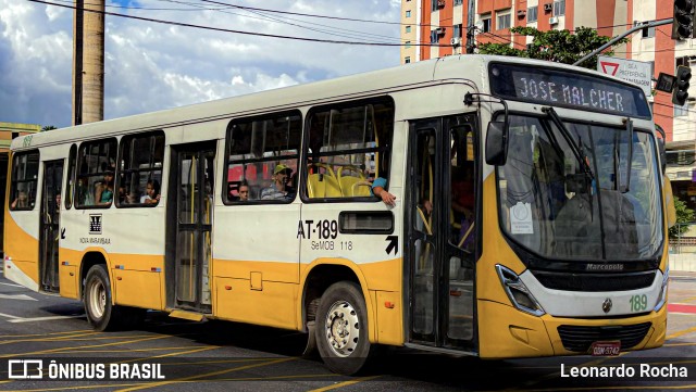 Empresa de Transportes Nova Marambaia AT-189 na cidade de Belém, Pará, Brasil, por Leonardo Rocha. ID da foto: 12063524.