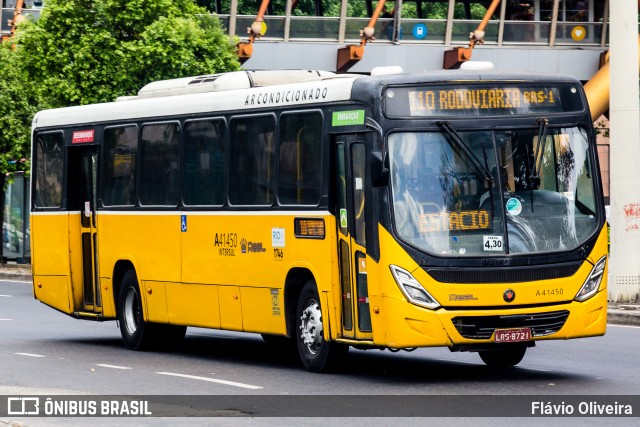 Real Auto Ônibus A41450 na cidade de Rio de Janeiro, Rio de Janeiro, Brasil, por Flávio Oliveira. ID da foto: 12065522.