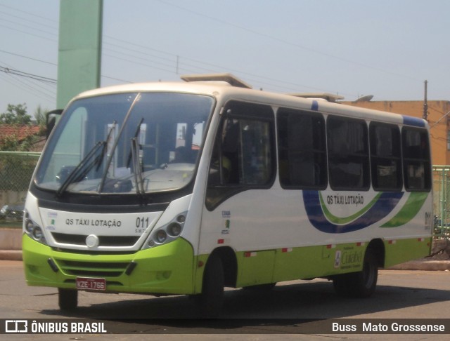 QS Táxi Lotação 011 na cidade de Cuiabá, Mato Grosso, Brasil, por Buss  Mato Grossense. ID da foto: 12064000.