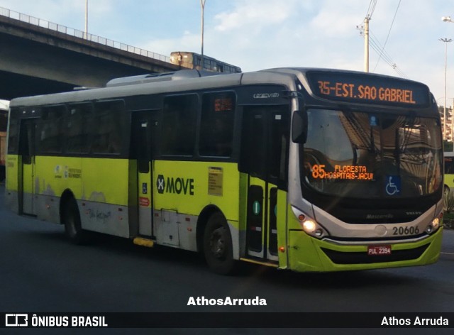 BH Leste Transportes > Nova Vista Transportes > TopBus Transportes 20606 na cidade de Belo Horizonte, Minas Gerais, Brasil, por Athos Arruda. ID da foto: 12065462.